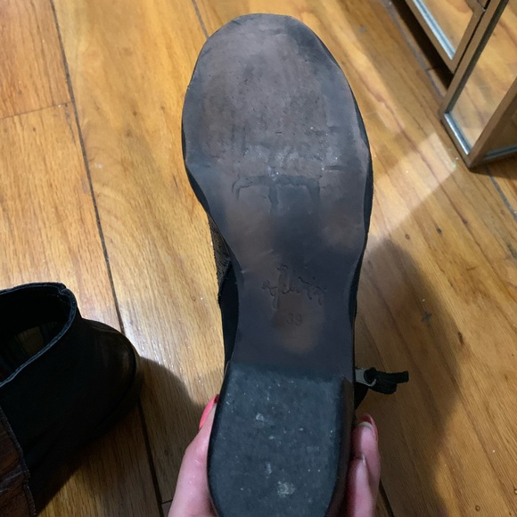 felmini falling in love boots black metallic booties - Picture 9 of 12